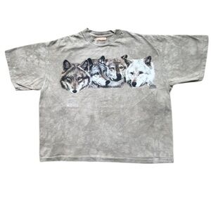Wolf Pack Vtg 2000 The Mountain Tie Dye T-Shirt Men’s Size (XL)